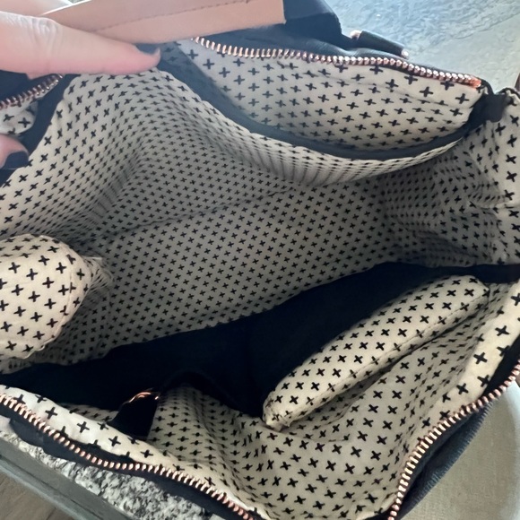 Petunia Pickle Bottom Diaper Bag Pivot Pack in Black and Sand - Picture 11 of 11